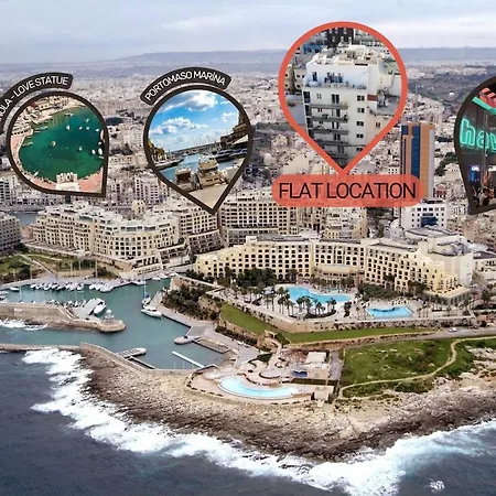 Paceville - 5b - Modern By Clubs & Sea Apartman *